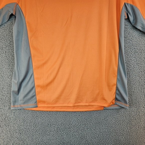 Beach Bros Men's Orange & Gray Pull Over Shirt Sz XL Surfing Swimming Biking - Picture 9 of 10